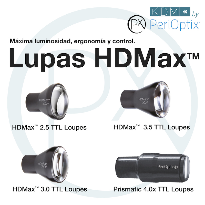 00 Cuadradas Focus Plus AMD Lupas lupas dentales kdm by perioptix